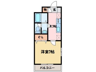 クレセントハイムの物件間取画像